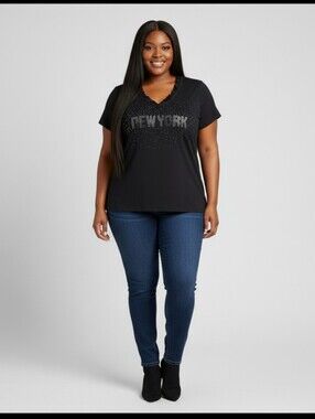 Beyonce Dereon Plus Size Tee 3X 18 20
